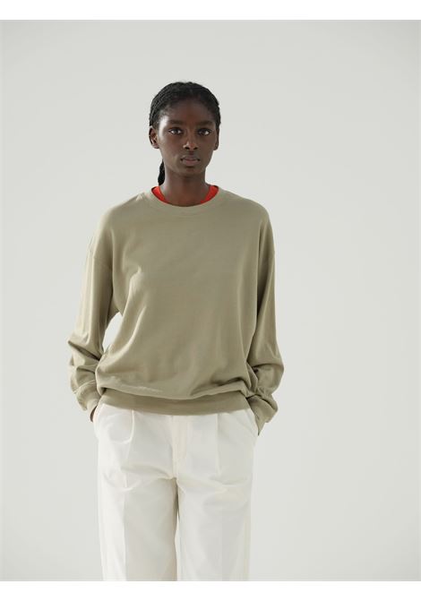 sweashirt woman khaki AURALEE | A25SP05CUKHAKI GRAY